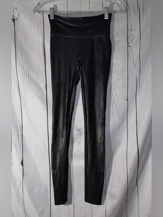 SPANX Pants - Spanx High-Waisted Faux Leather Edgy Chic Night Out Moto Goth Leggings